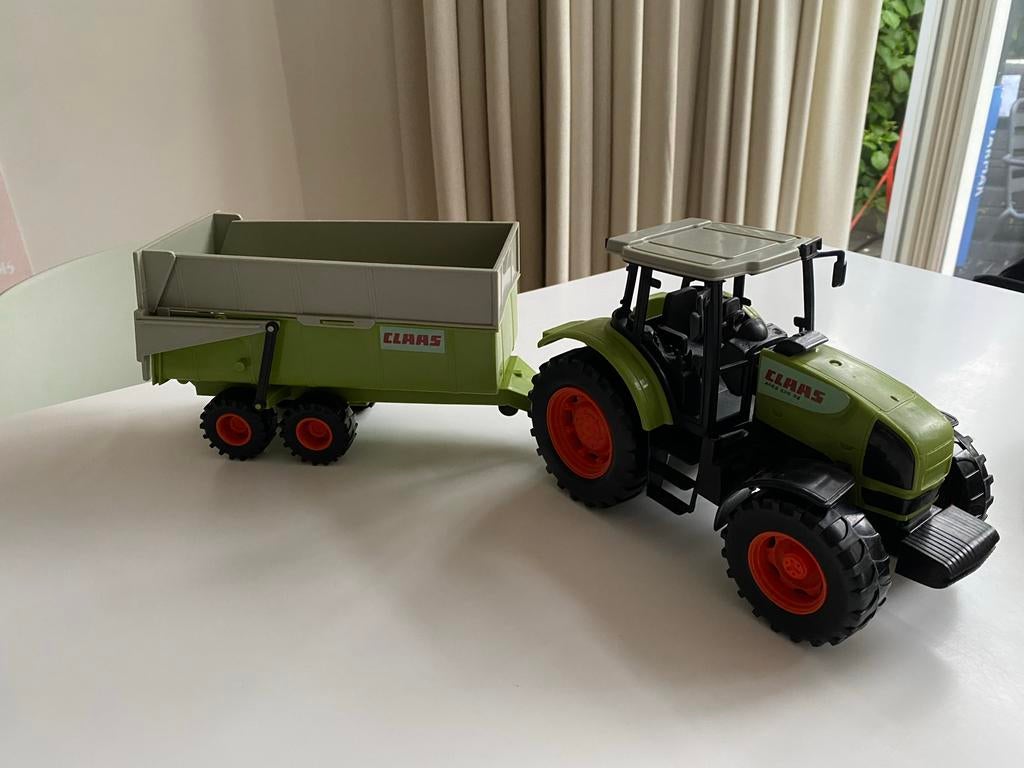 Claas Ares tractor met aanhangwagen aangeboden, Ophalen of Verzenden, Gebruikt