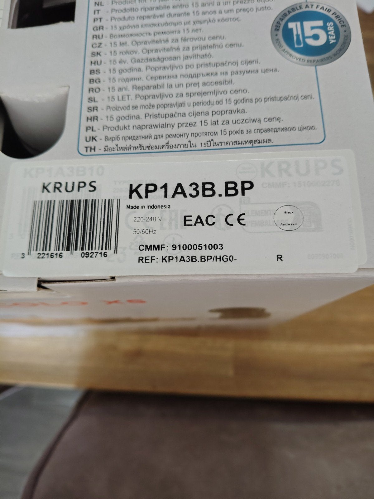 Krups Nescafé Dolce Gusto Piccolo XS KP1A3B.Bp, Ophalen, Koffiemachine, Zo goed als nieuw, 1 kopje