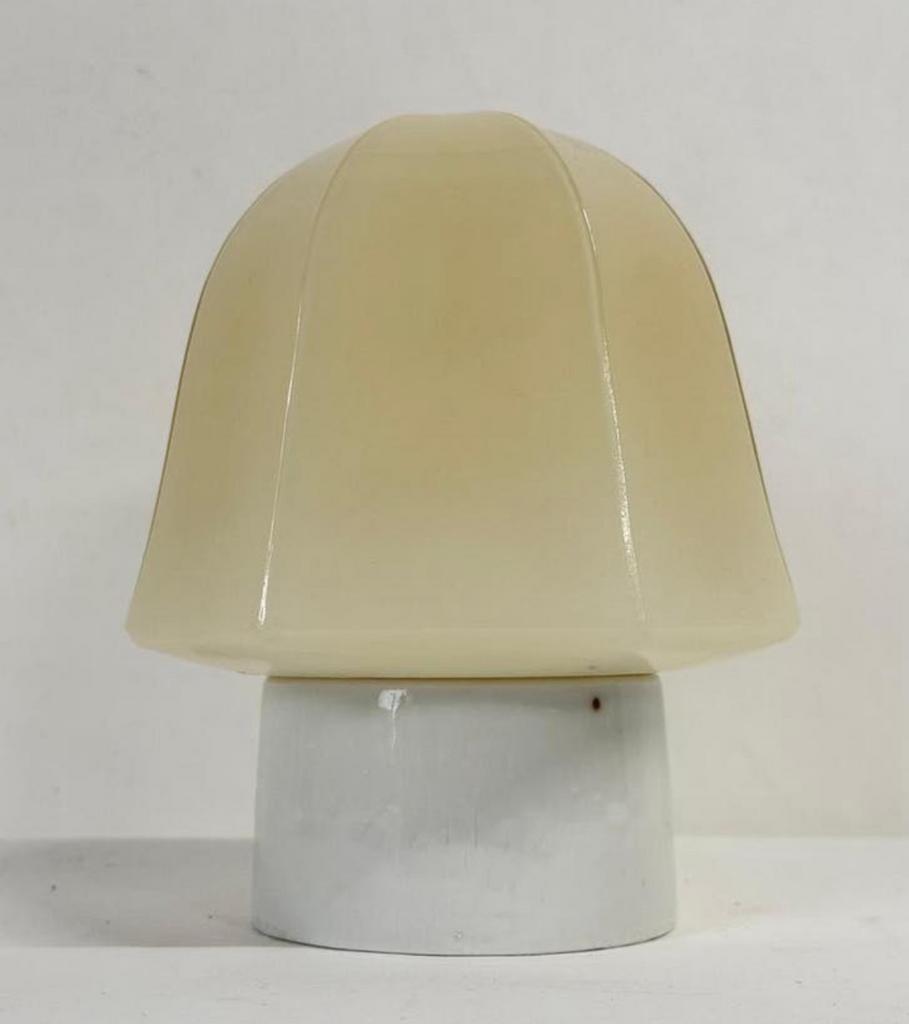 Vintage Thabur crème plafondlamp lamp met porseleinen houder, Antiek en Kunst, Antiek | Lampen, Ophalen of Verzenden