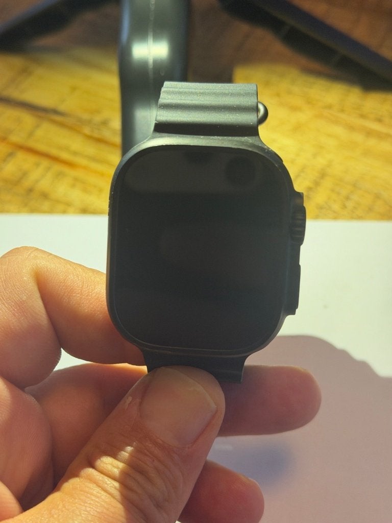 Apple Watch Ultra 3 49 mm titanium – batterijconditie 99%, Gebruikt, Zwart, IOS, Ophalen of Verzenden