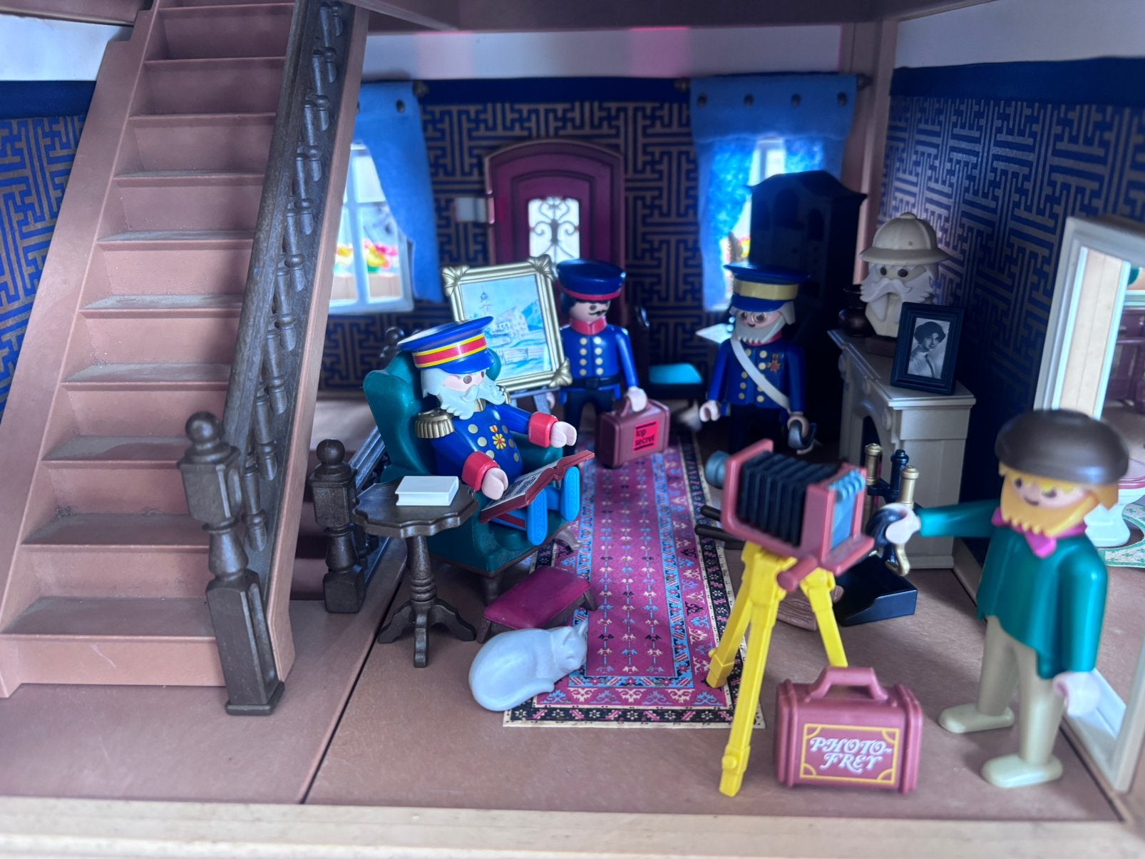 Playmobil Rosa poppenhuis 5300 inclusief interieur, Kinderen en Baby's, Speelgoed | Playmobil, Ophalen of Verzenden, Gebruikt