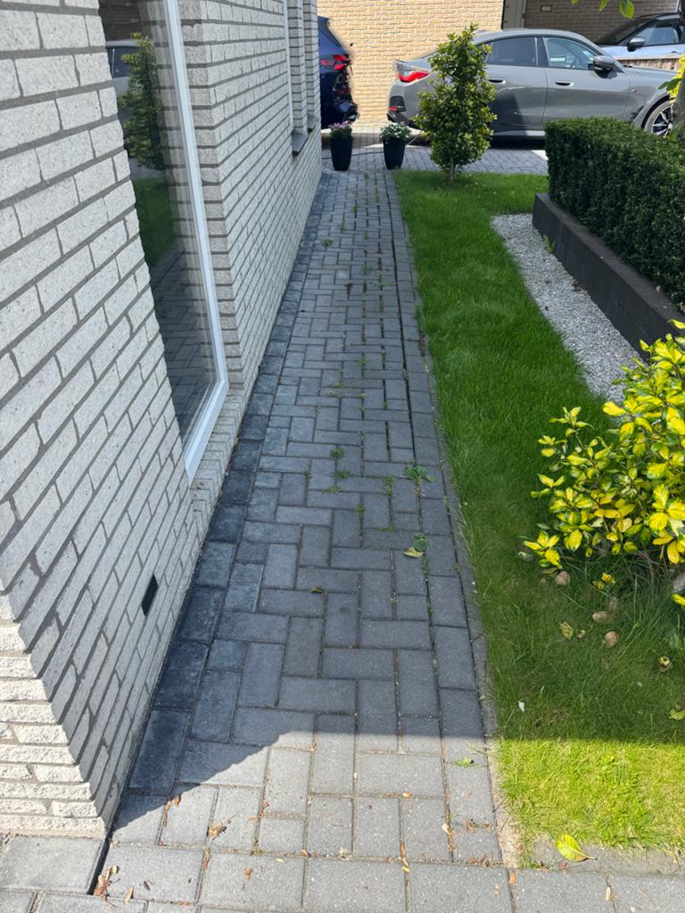 Gratis, Gebruikte betonnen klinkers voor tuin of oprit, Tuin en Terras, Gebruikt, Klinkers, Ophalen of Verzenden, 10 m² of meer