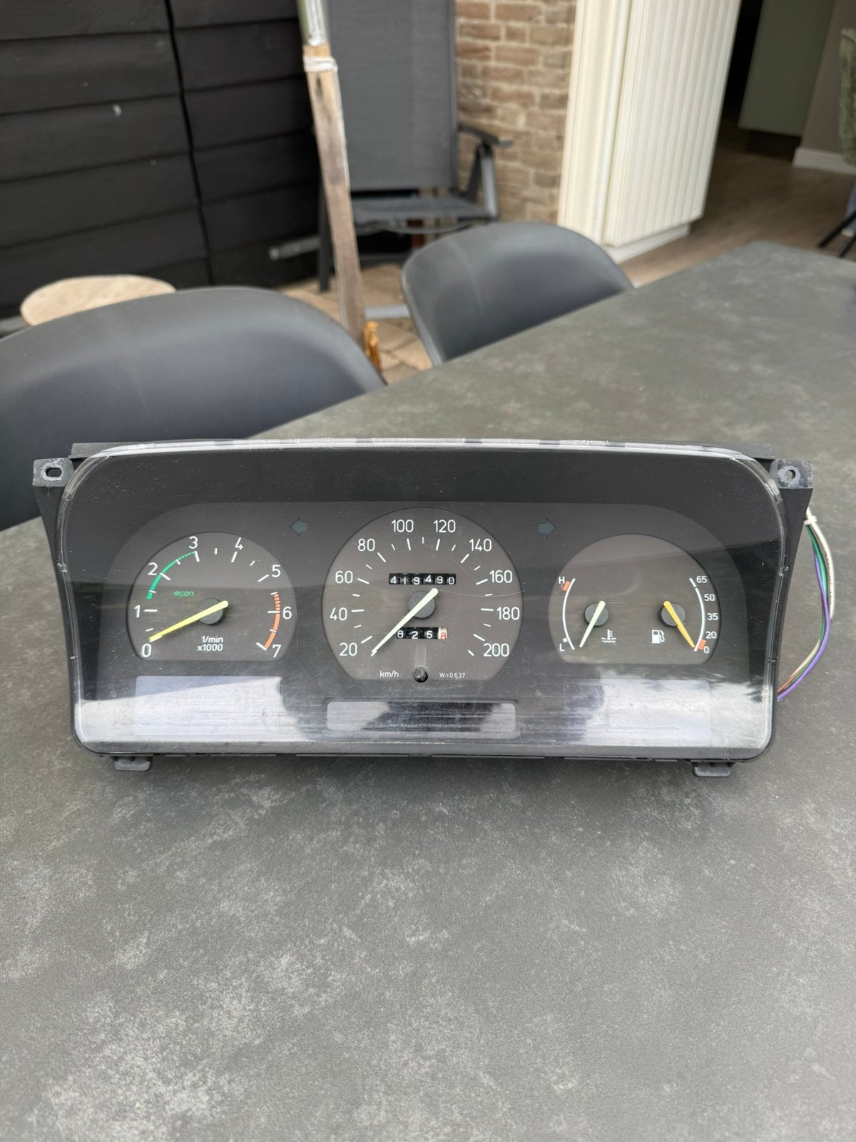 SAAB 9000 instrumentcluster uit 1987, Ophalen of Verzenden, Saab