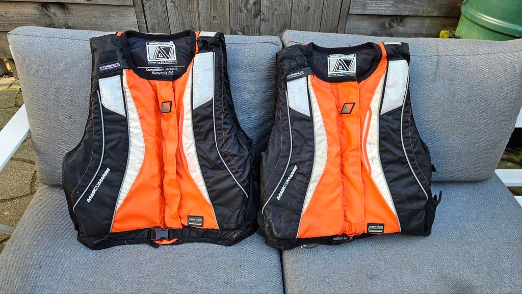 2x sportvest shell sailing xl 70+kg reddingsvest, Watersport en Boten, Watersportkleding, Ophalen of Verzenden, Zo goed als nieuw