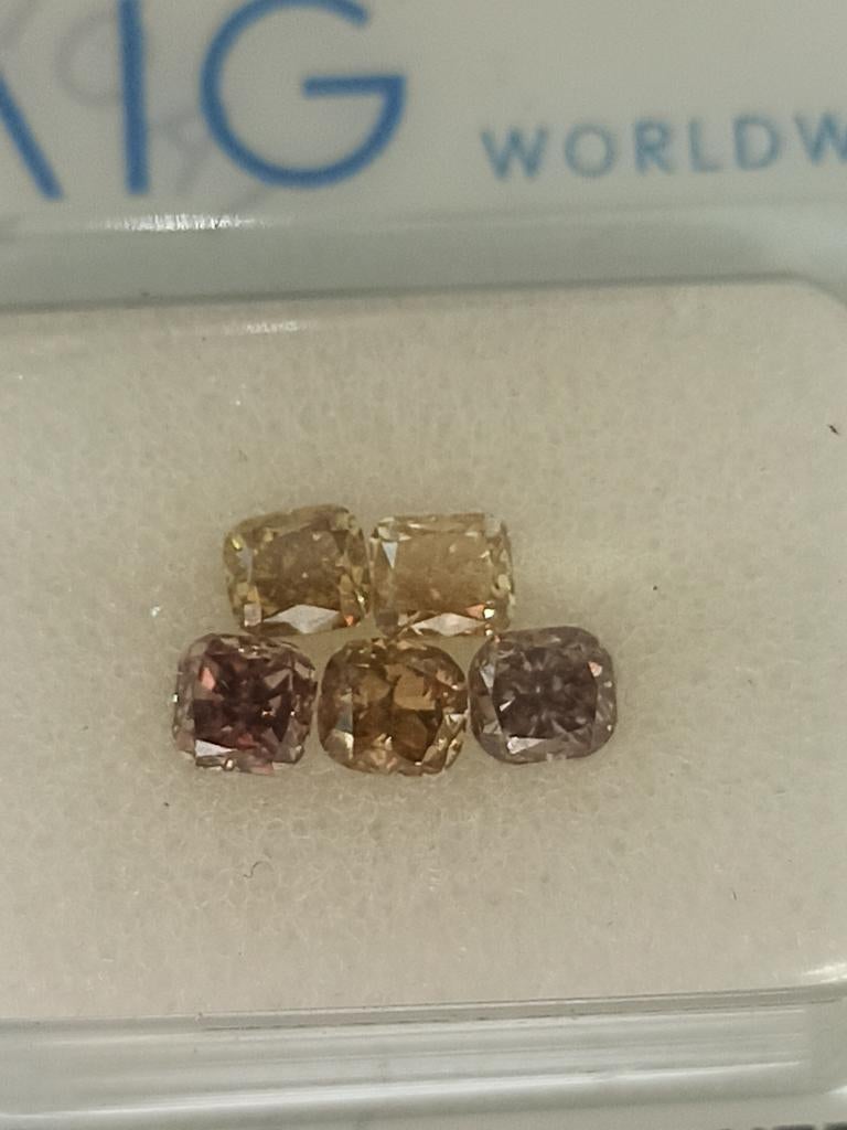 1,05 karaat natuurlijke diamanten, AIG-cert. (zuiver VS-SI), Ophalen of Verzenden, Nieuw