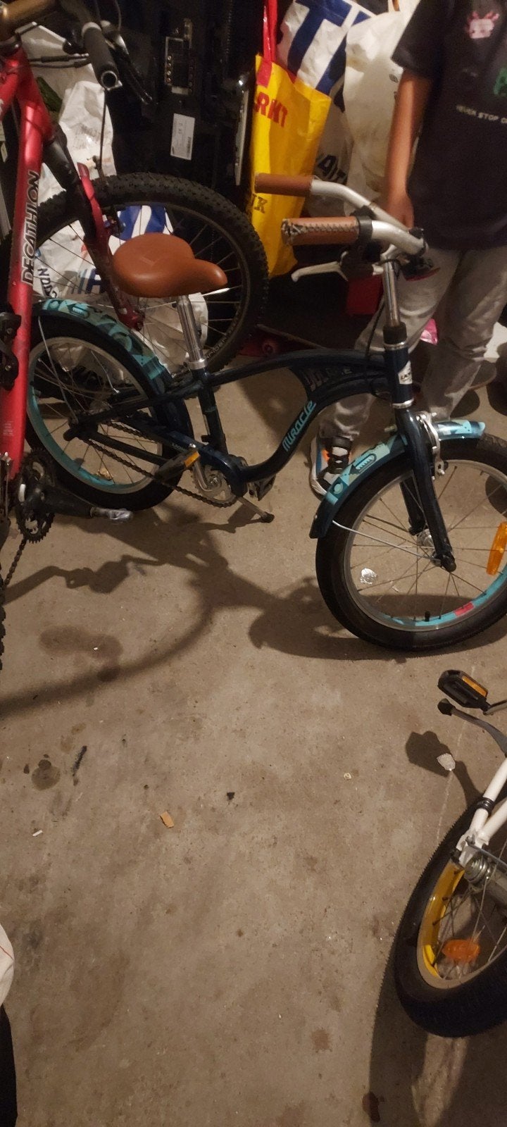 Kinderfiets Miracle - Lekke band, lichte gebruikssporen, Ophalen, Gebruikt, Minder dan 16 inch