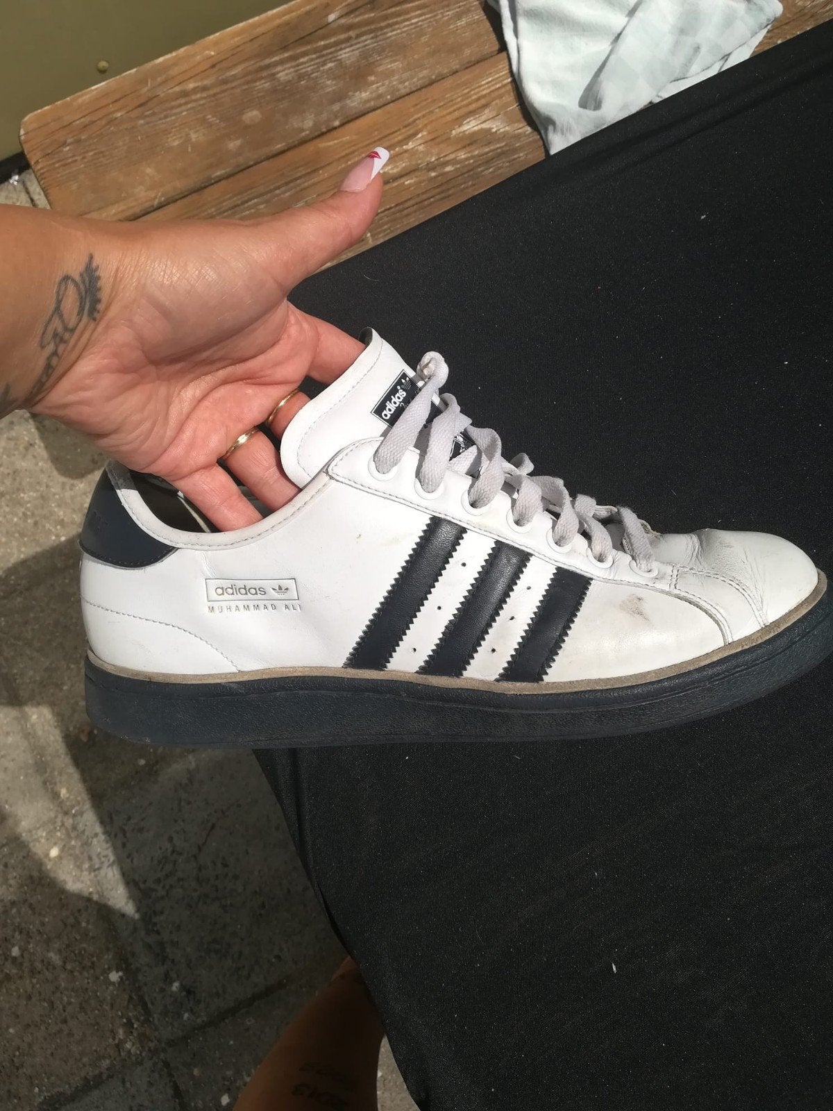 Zeldzame Adidas Superstar II – Muhammad Ali Special Edition, Ophalen of Verzenden, Wit