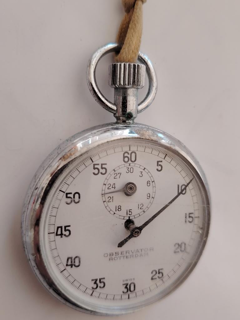 vintage stopwatch, Ophalen of Verzenden