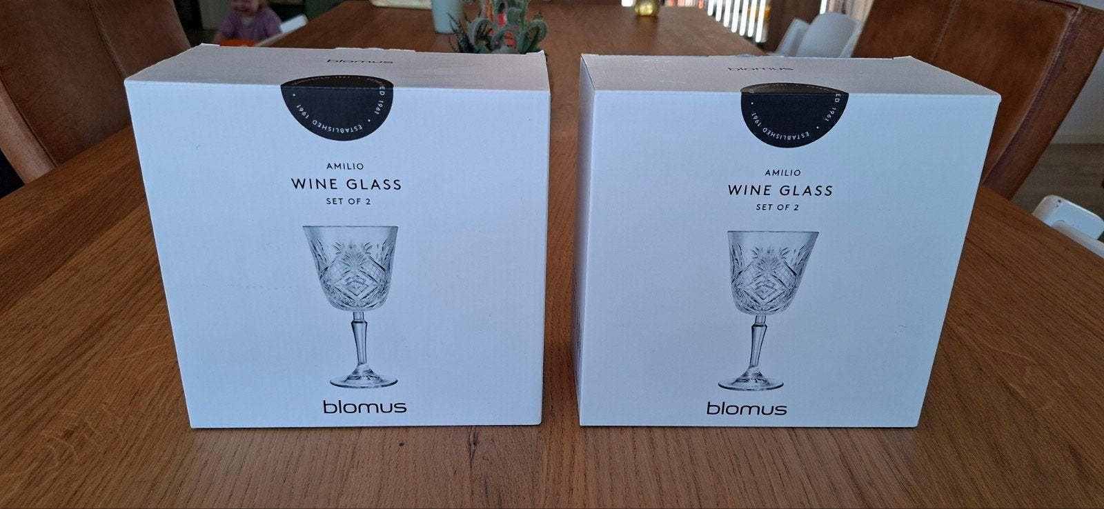 Blomus -  Wijnglas Amilio - Set van 4.   NIEUW, Glas of Glazen, Nieuw, Ophalen of Verzenden, Glas