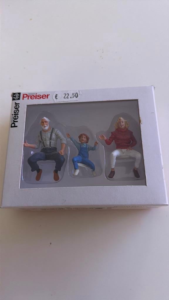 Preiser 45113 Opa en Kleinkinderen, Ophalen of Verzenden, Zo goed als nieuw, 1:50 of kleiner