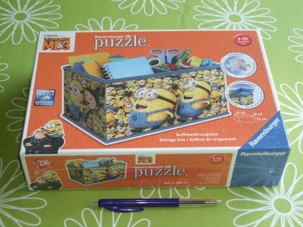 Nieuw in seal: 3D puzzel Despicable Me - Minions bewaardoos, Ophalen of Verzenden, Meer dan 50 stukjes, Nieuw, 6 jaar of ouder
