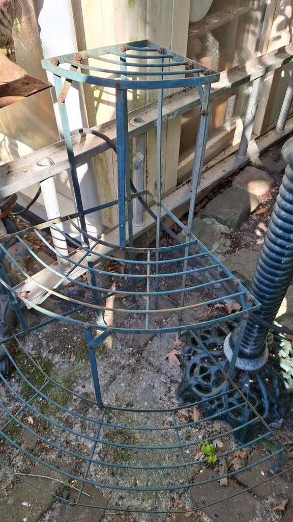 Etagére voor plantenpotten 3 lagen vintage, Tuin en Terras, Overige Tuin en Terras, Ophalen of Verzenden