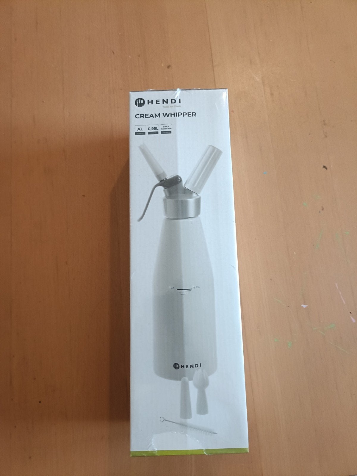 Hendi Slagroomspuit - Cream Whipper 0.95L, Ophalen, Nieuw