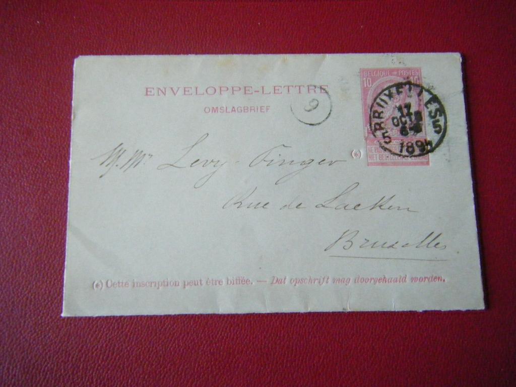 B38 - België - Envelopje - 21, Postzegels en Munten, Brieven en Enveloppen | Buitenland, Ophalen of Verzenden, Envelop