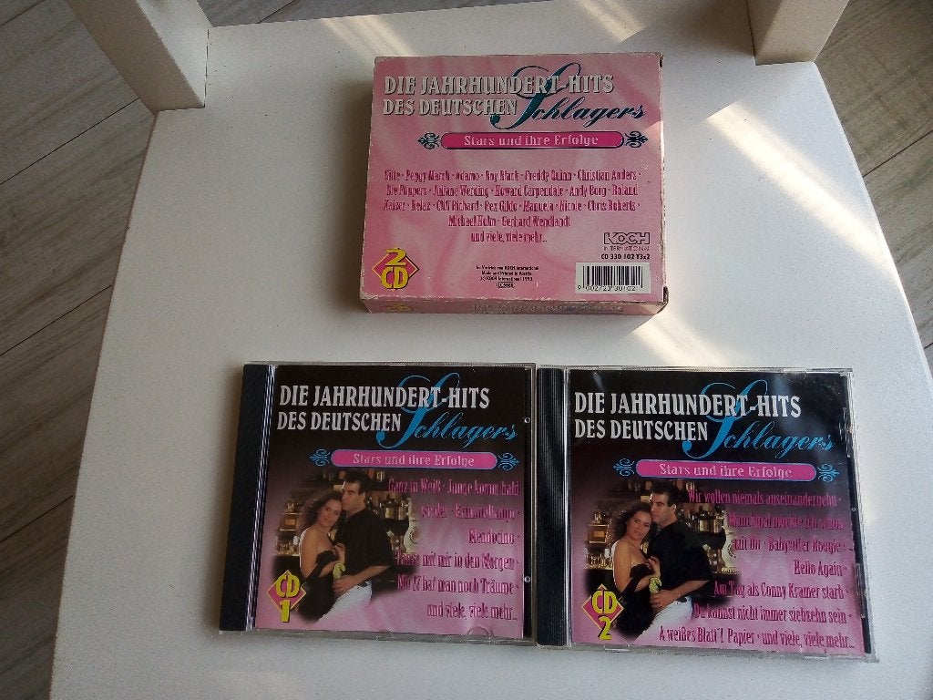 original dubbel cd box-jahrhundert hits deutschen schlagers, Boxset, Overige genres, Ophalen of Verzenden, Zo goed als nieuw
