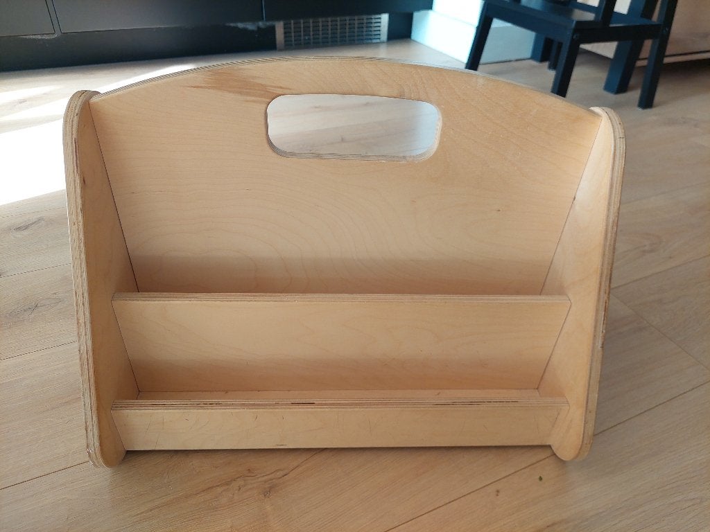 Houten boekenhouder, Huis en Inrichting, Ophalen, Gebruikt