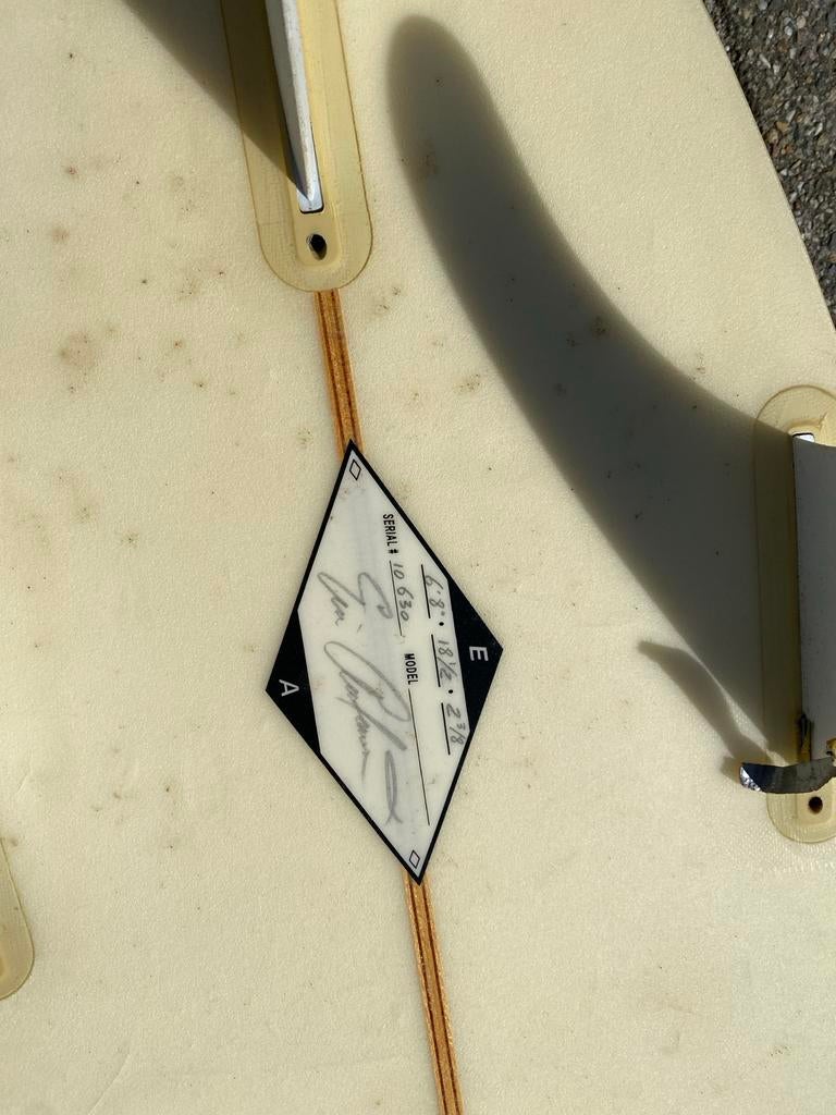 Golfsurfboard Erik Arakawa 6'8, Watersport en Boten, Golfsurfen, Ophalen, Gebruikt, Funboard