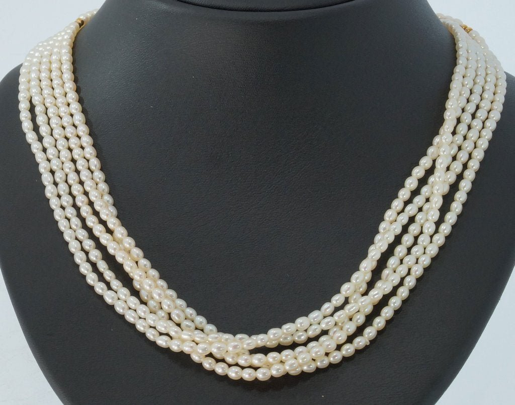 Schoeffel parel ketting 18k slot goud bollen dames luxe, Voordeelsieraden, Ophalen of Verzenden, Zo goed als nieuw, Met edelsteen