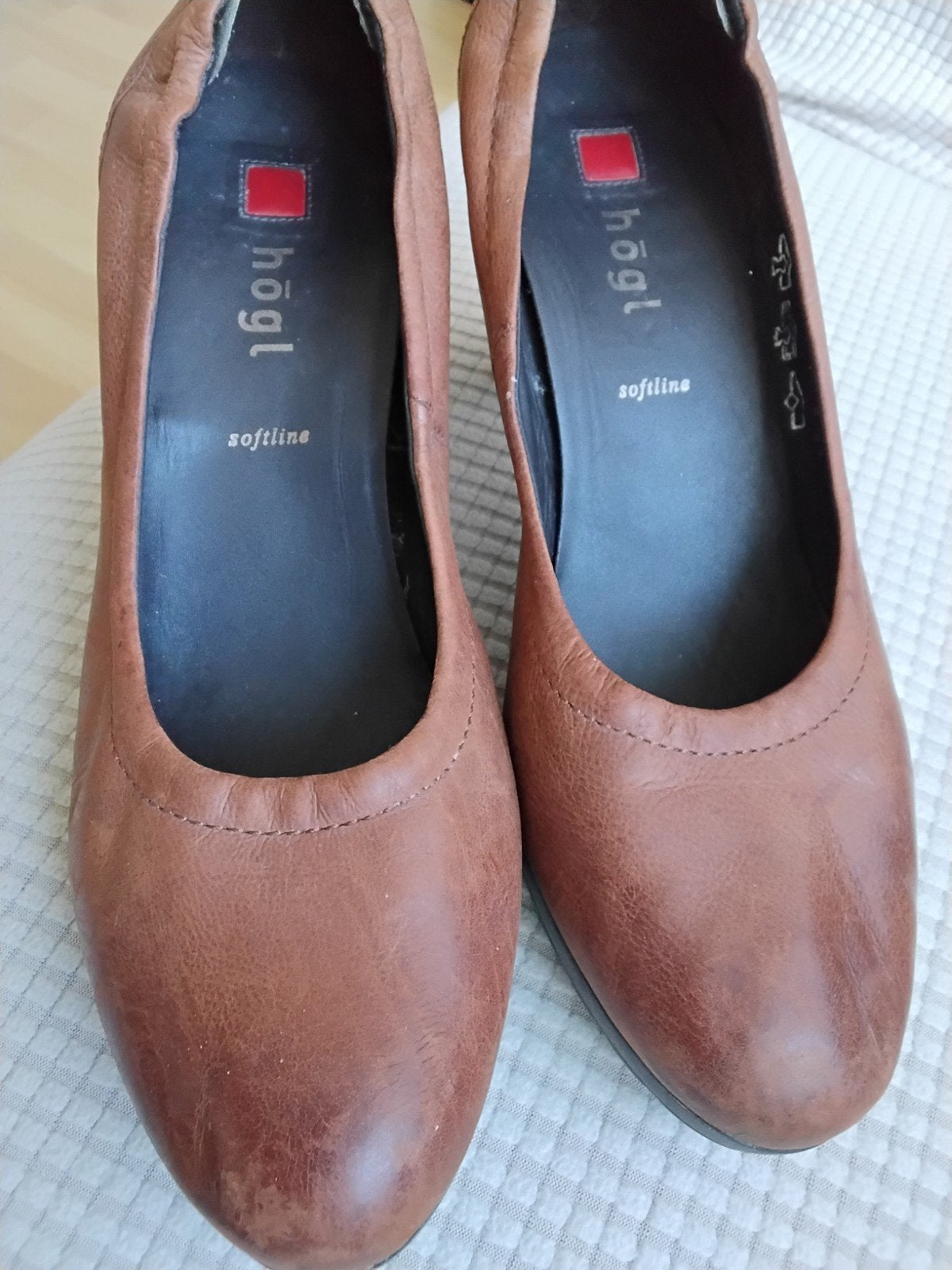 pumps HÖGL LEER 7, Pumps, Bruin, Ophalen of Verzenden, Zo goed als nieuw