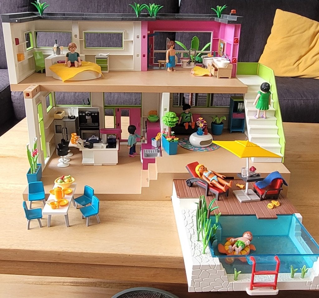 Playmobil City Life Luxe Villa set 5574, Ophalen, Gebouw, Complete set, Zo goed als nieuw