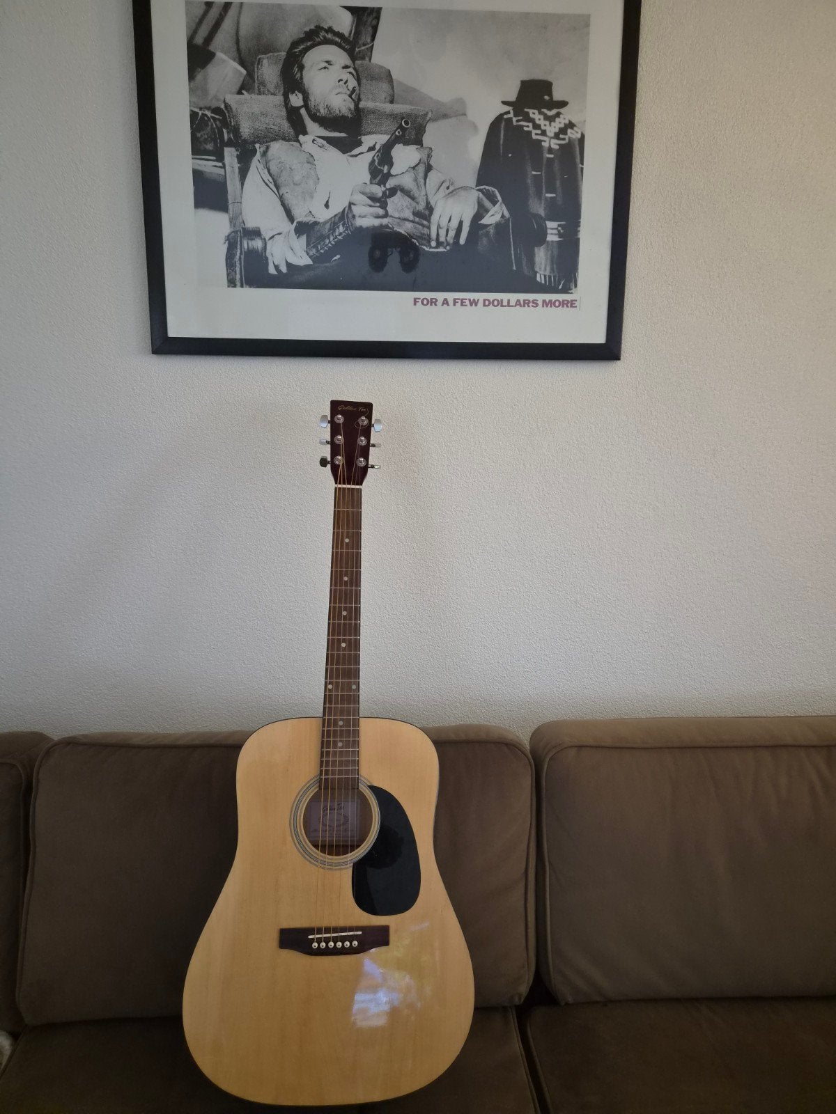 Golden Ton akoestische gitaar - Zo goed als nieuw, incl. tas