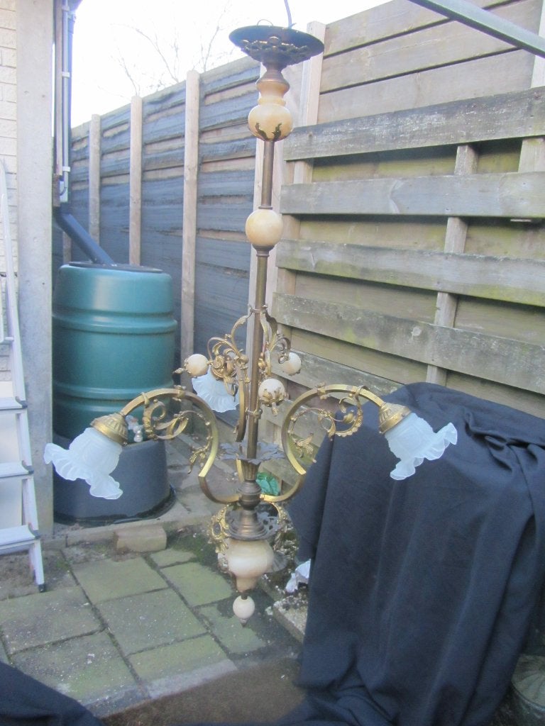 ZEER MOOIE ANTIEKE ART DECO LAMP, Ophalen