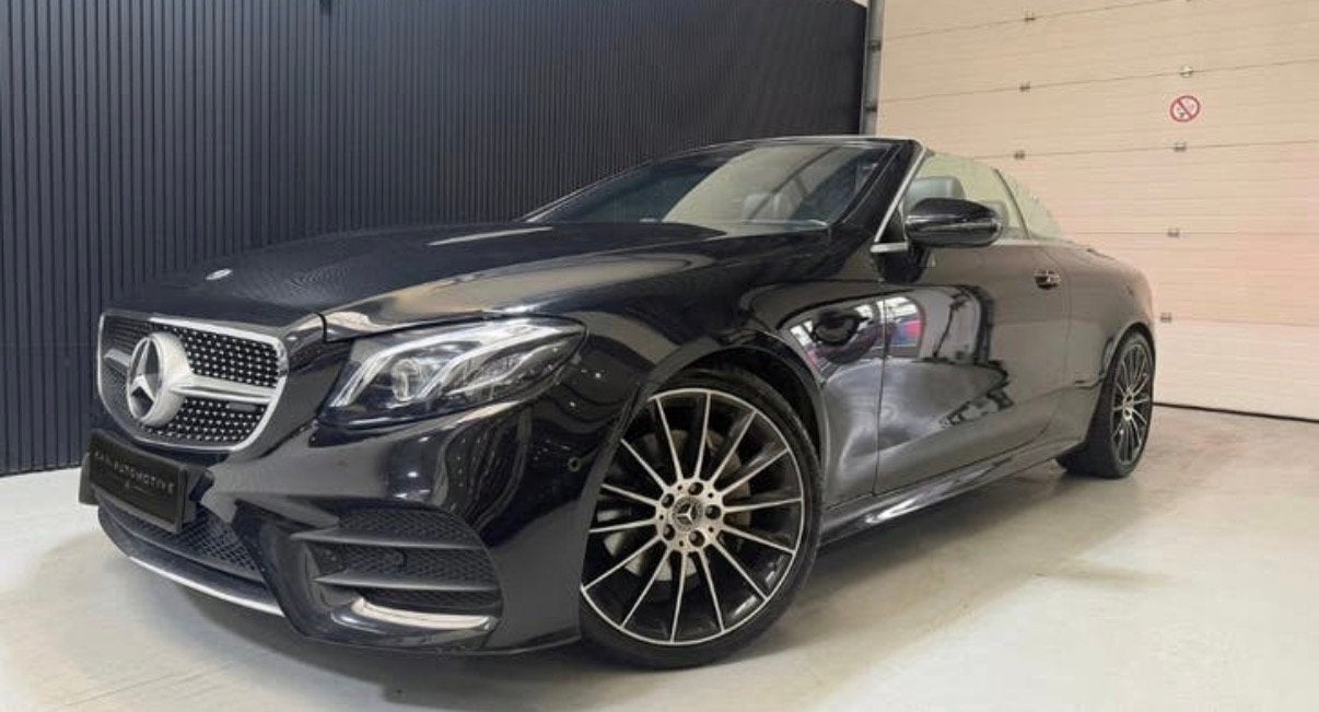 Mercedes-Benz E200 Cabrio | AMG | 25th | Edition | Burmaster, Auto's, Mercedes-Benz, 4 cilinders, Cabriolet, 1655 kg, Zwart