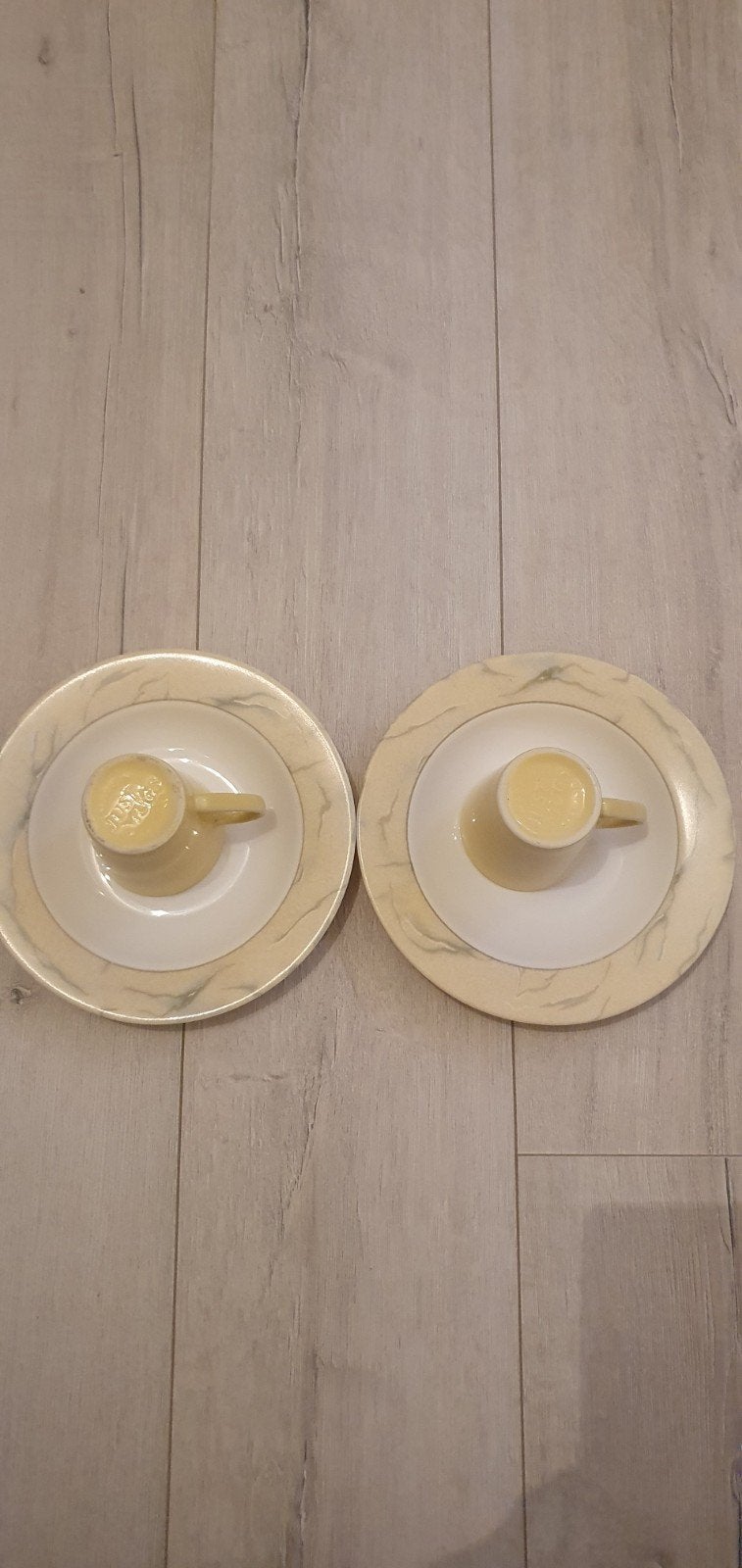 Just Mugs mokken en Arcoroc France borden, Gebruikt, Overige merken, Keramiek, Overige stijlen