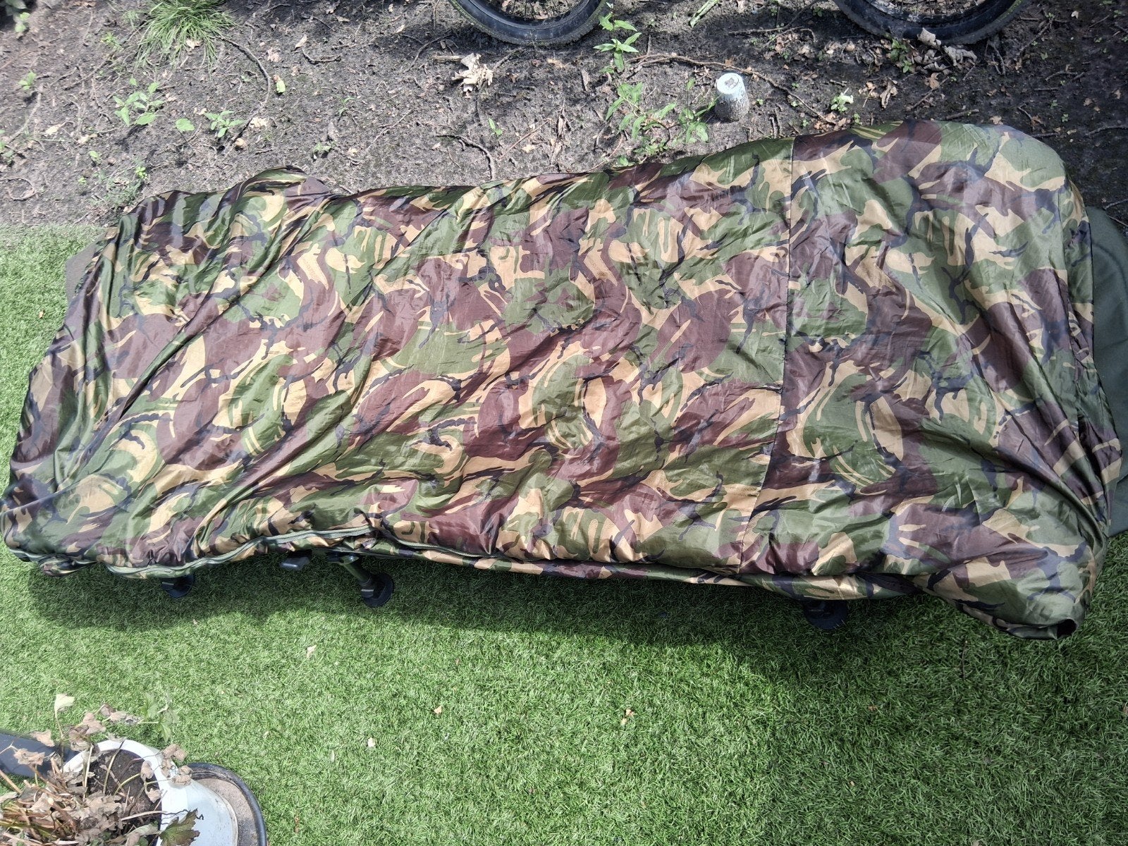JRC Stretcher met slaapzak - Camouflage, Watersport en Boten, Hengelsport | Karpervissen, Ophalen