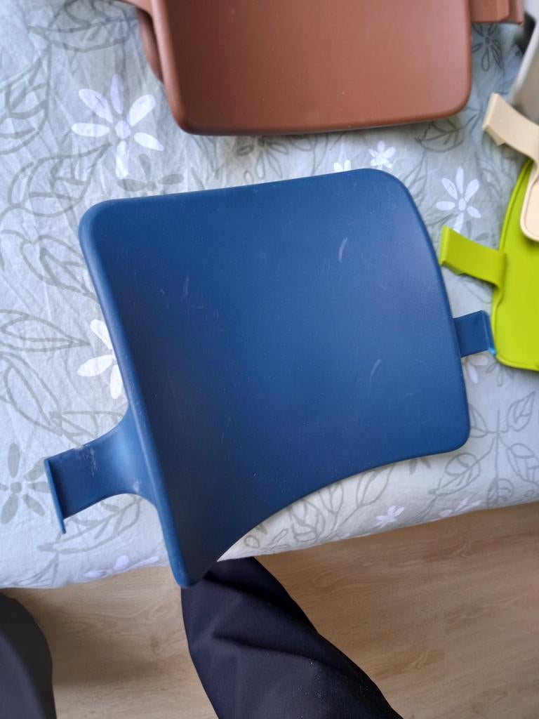 Trip Trap rugsteun,  voor bij baby set beugel .d.blauw, Kinderen en Baby's, Kinderstoelen, Ophalen of Verzenden, Zo goed als nieuw