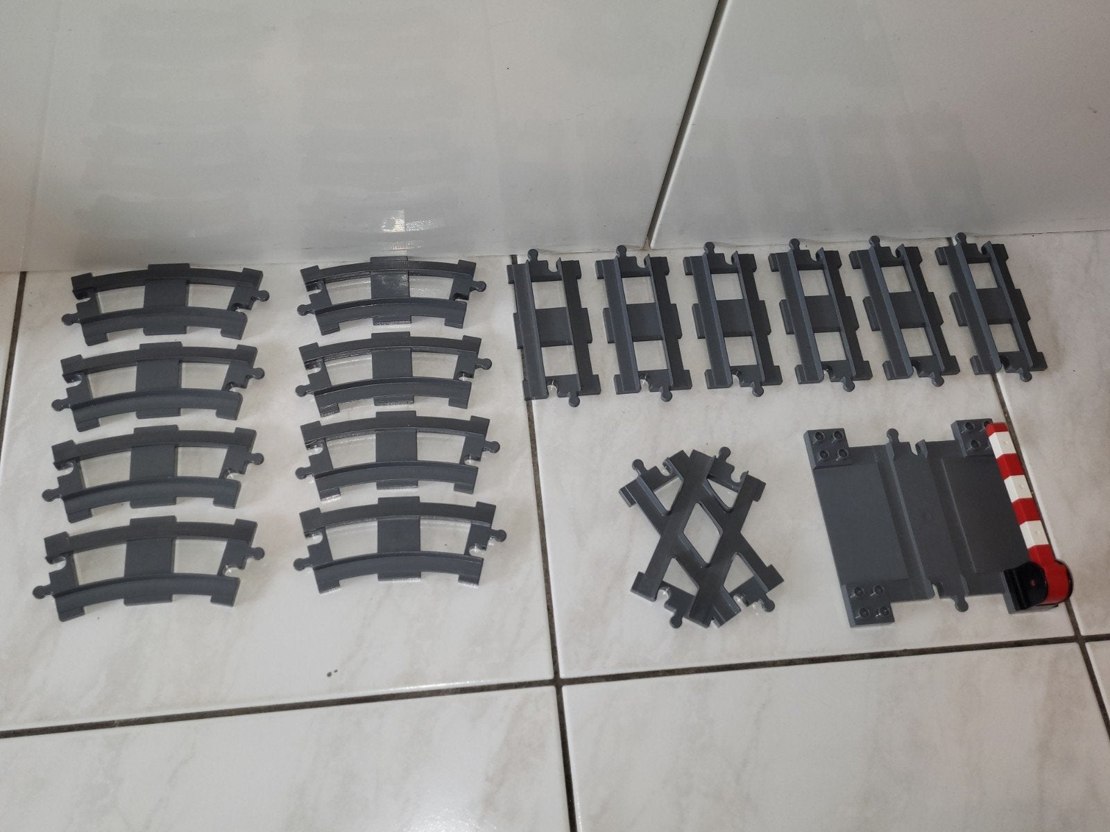 Duplo rails uitbreiding voor bij de trein, Gebruikt, Ophalen of Verzenden, Duplo, Duplo