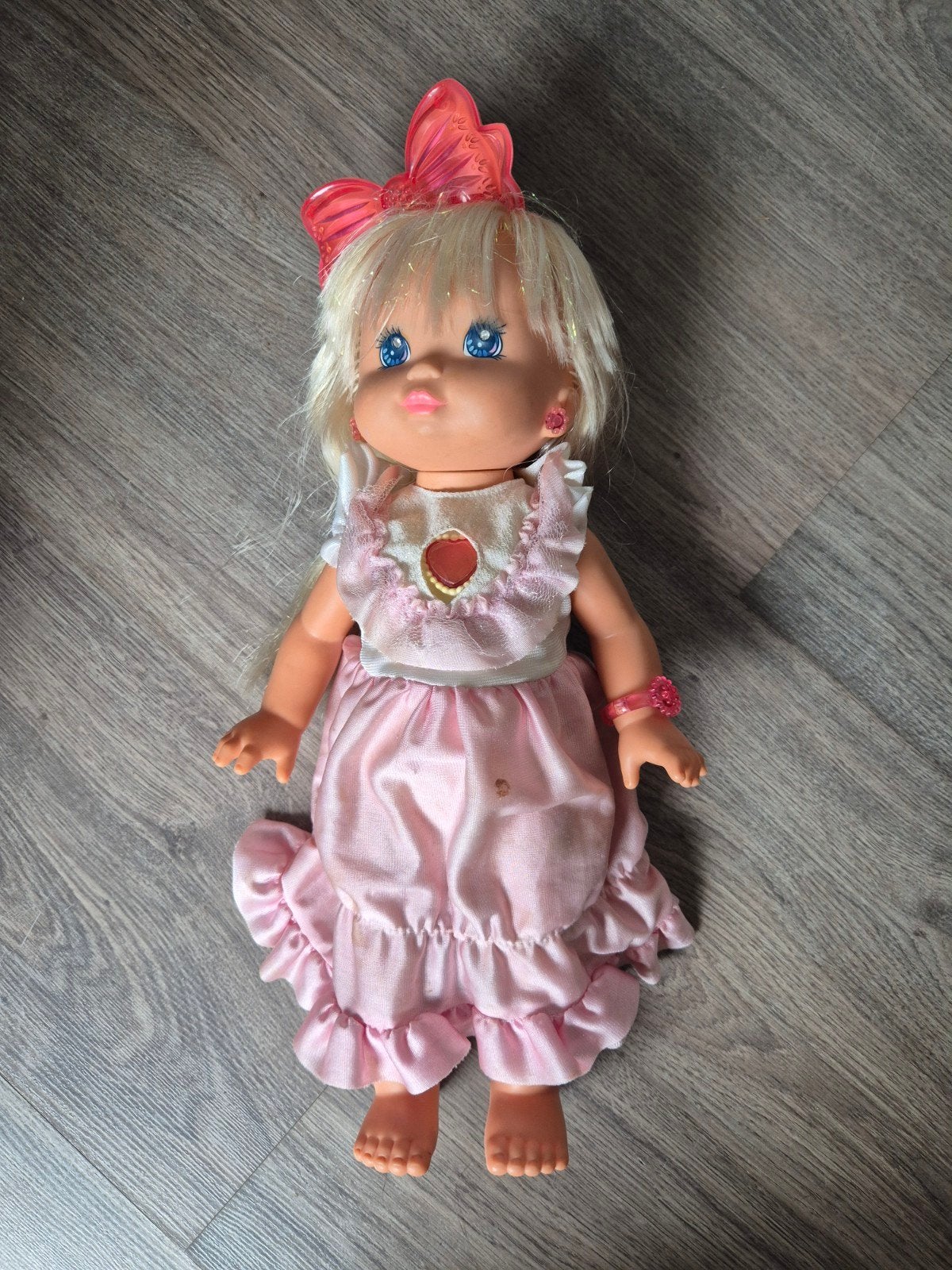 Vintage Mattel P.J. Sparkles Lichtgevende Pop 1988/1989, Ophalen, Gebruikt