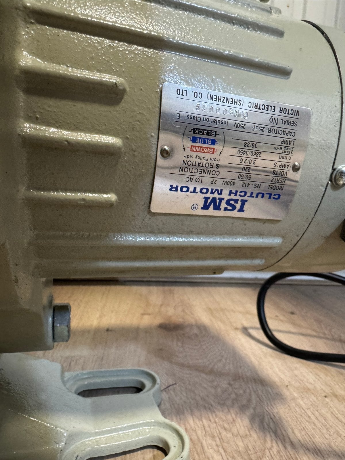 ISM Clutch Motor voor Naaimachine, Overige merken, Gebruikt, Ophalen of Verzenden, Industrieel