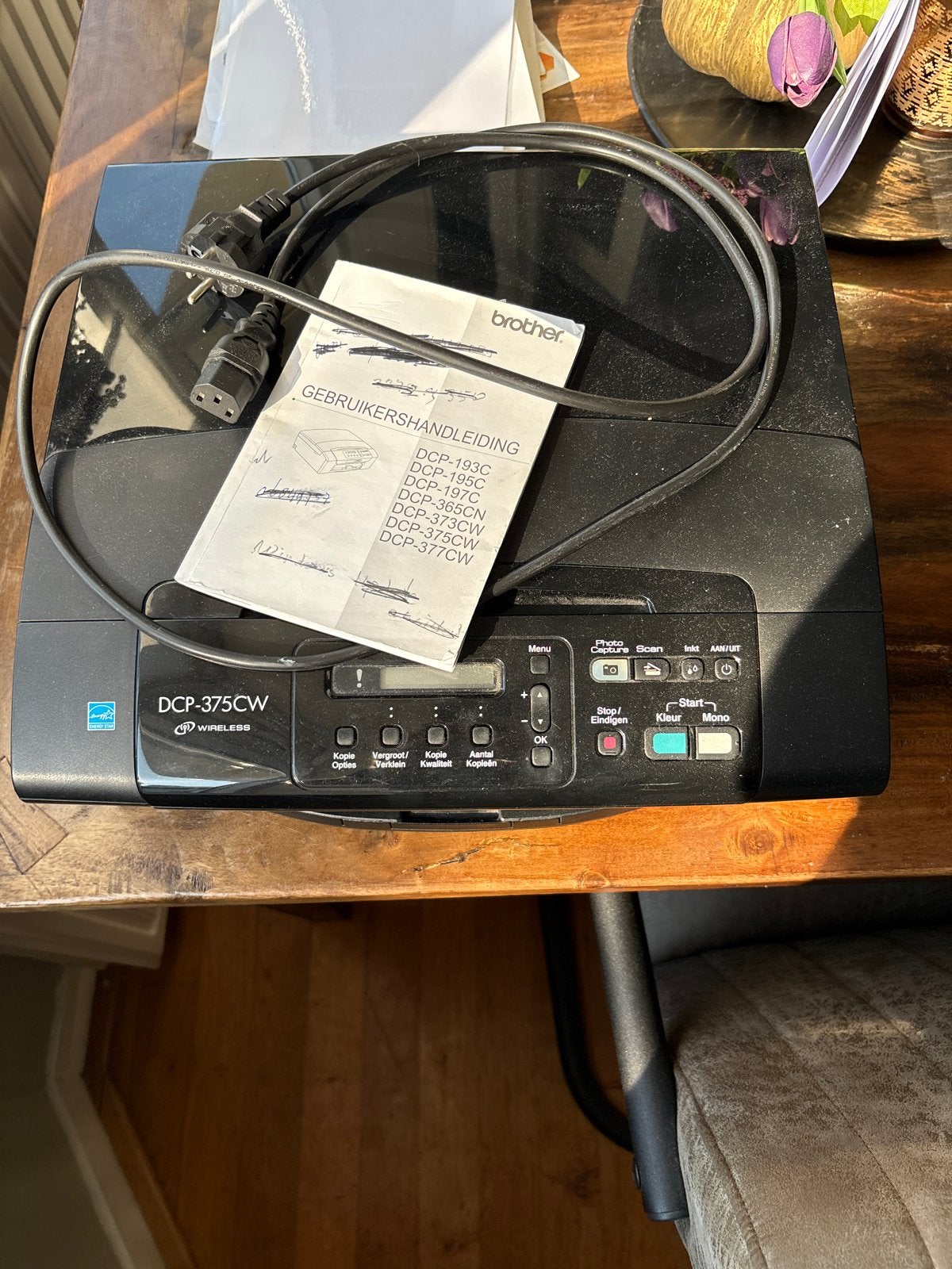 Brother DCP-375CW All-in-one Printer, Ophalen, Gebruikt, Inkjetprinter, All-in-one