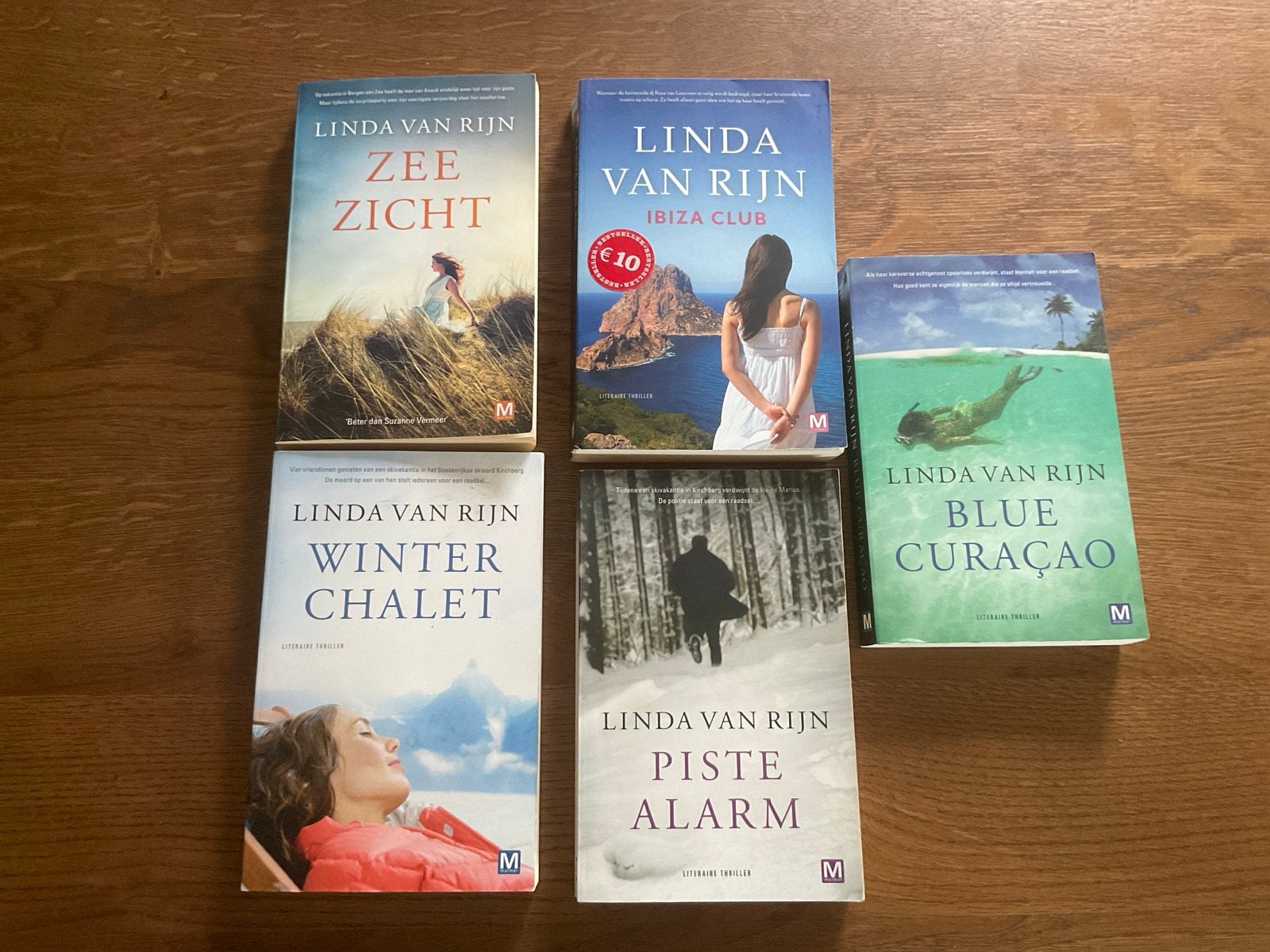 Linda van Rijn boeken - 5 literaire thrillers, Ophalen of Verzenden, Gelezen, Nederland