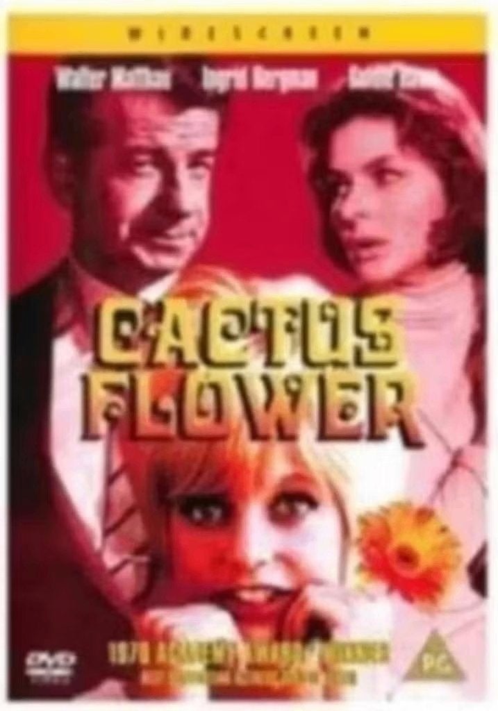 Cactus Flower (DVD) -Walter Matthau, Ingrid Bergman & G.Hawn, Alle leeftijden, Ophalen of Verzenden, Zo goed als nieuw, Drama