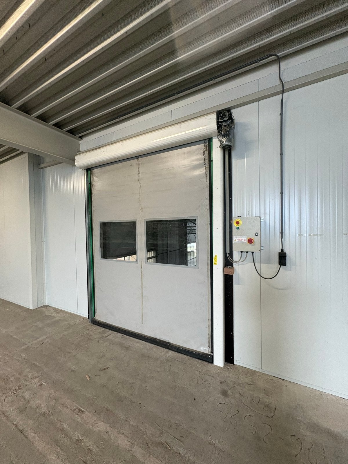 Snelloopdeur met ramen, Ophalen of Verzenden, 120 cm of meer, Garagedeur
