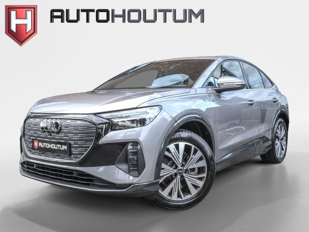 Audi Q4 e-tron Sportback 45 e-tron 286pk | Trekhaak | Panora, Auto's, 0 cilinders, Gebruikt, Zwart, 1000 kg