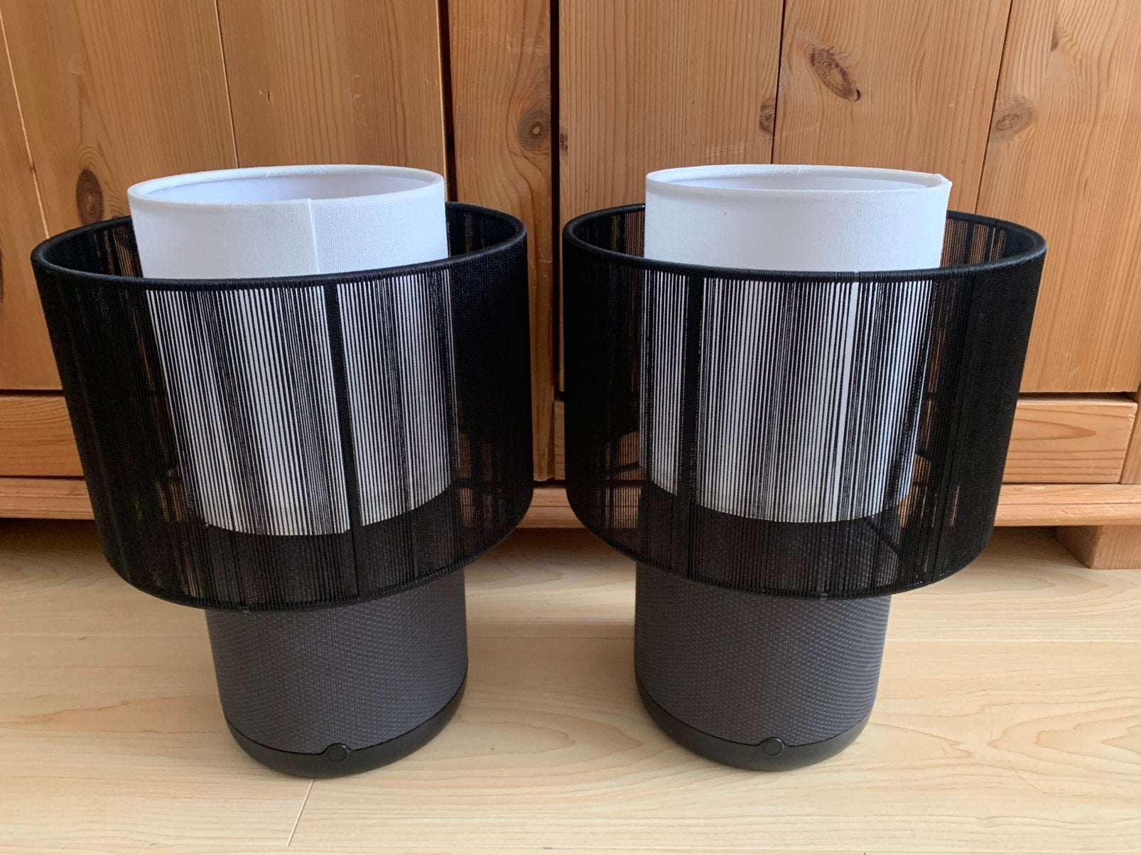 2x Sonos - Ikea Symfonisk gen. 2 tafellamp (zwart)., Ophalen, Stereo speakers, Geschikt voor surround/home cinema, Zo goed als nieuw
