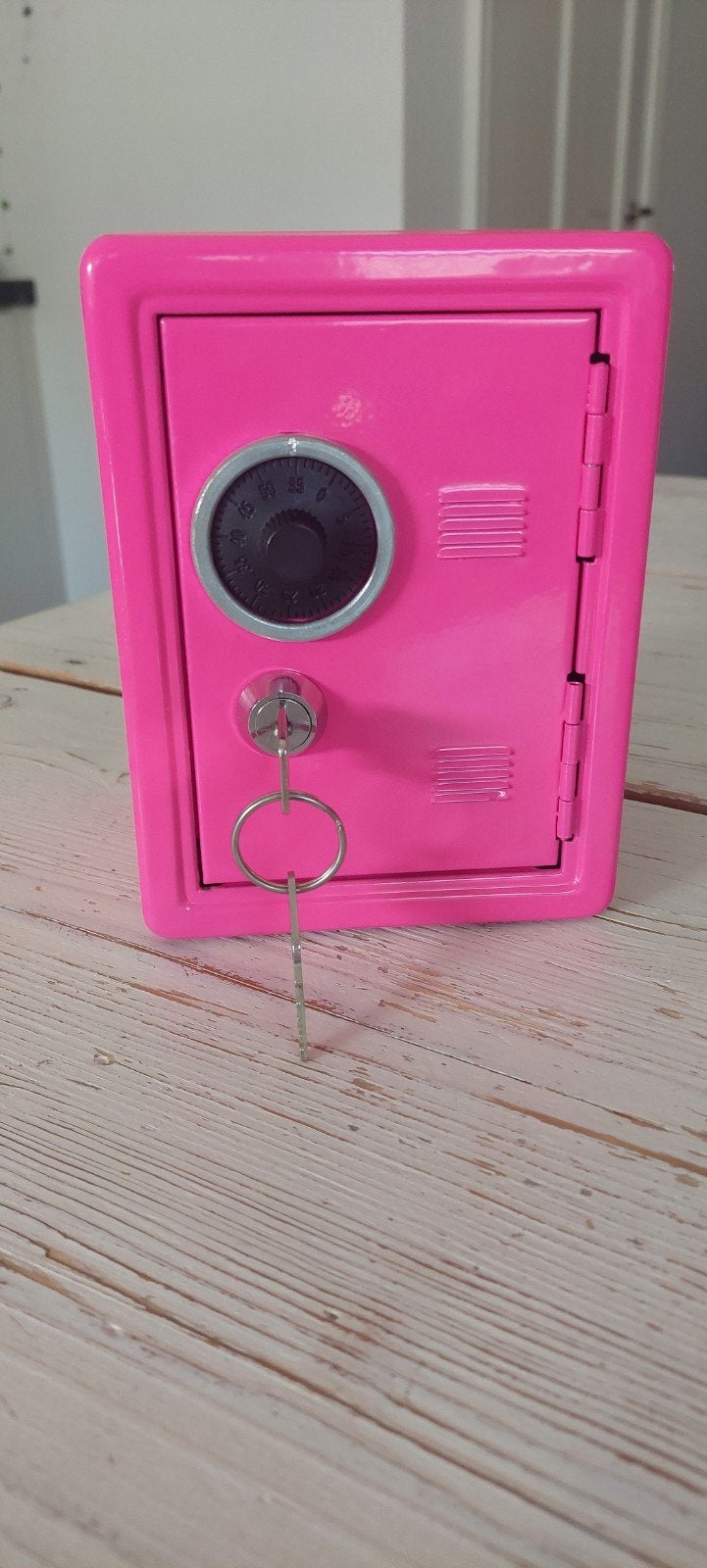 kluisje/spaarpot (roze), Ophalen of Verzenden, Zo goed als nieuw, Overige thema's