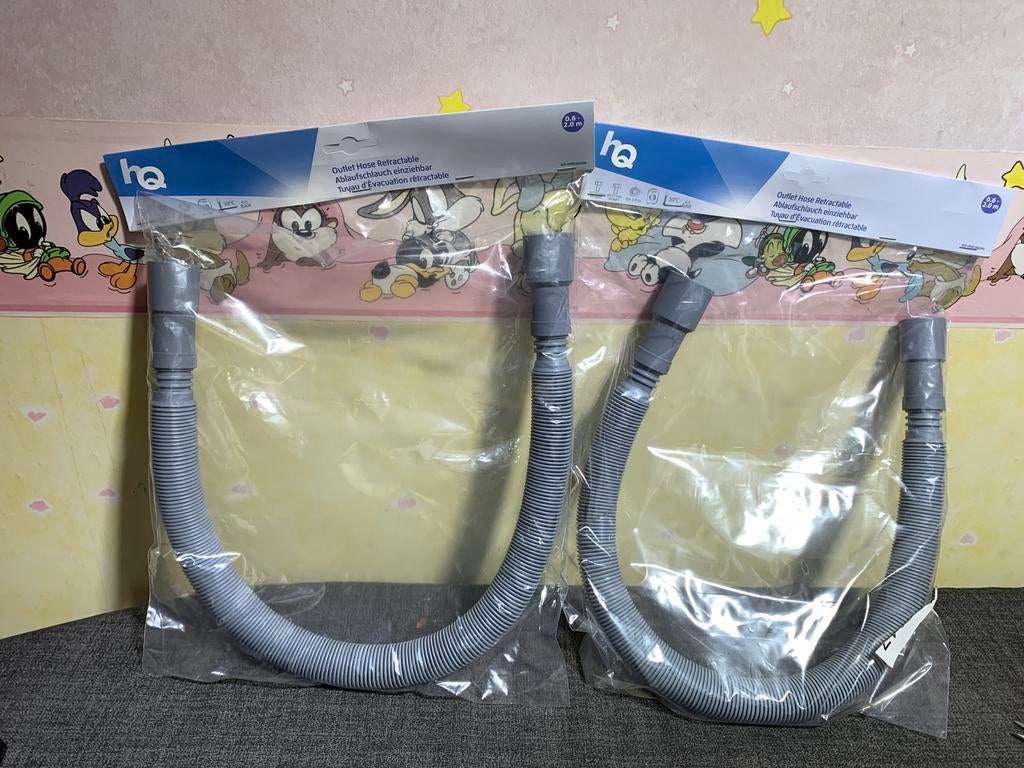 Nieuwe flexibele afvoer slang 0,6 tot 2 meter uittrekbaar, Ophalen of Verzenden, Nieuw