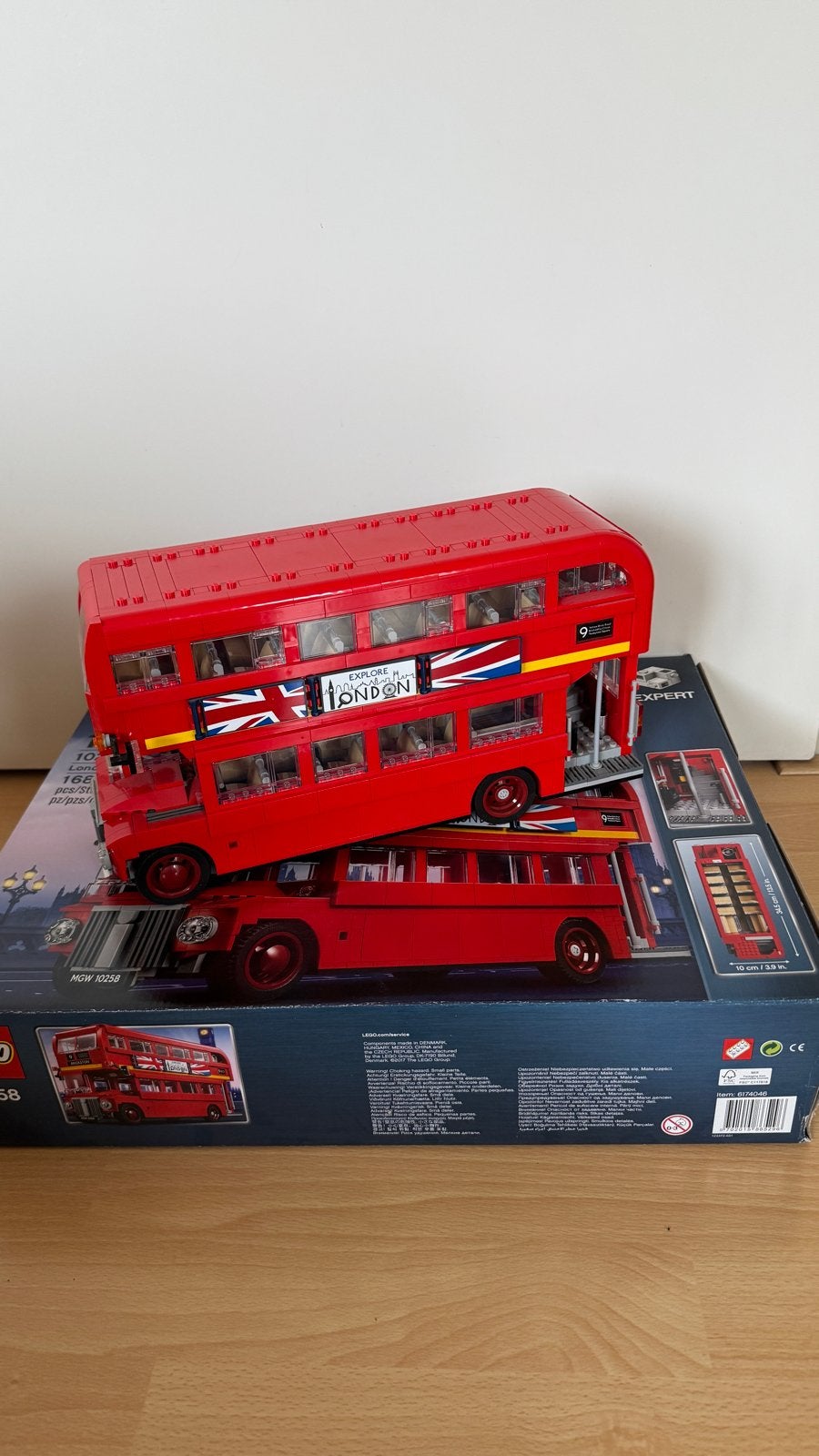 Lego Creator Expert 10258 London Bus met doos en instructies, Ophalen, Compleet, Lego, Zo goed als nieuw