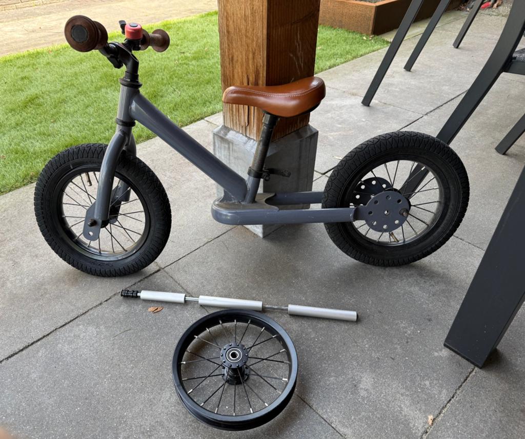 Trybike 2 in 1 fiets - tweewieler/driewieler, Ophalen, Gebruikt, Minder dan 16 inch
