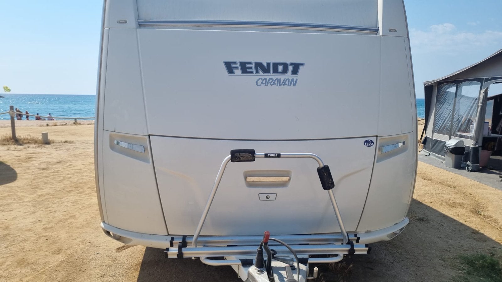 Luxe Fendt Diamant 590 Caravan met Airco en Fietsenrek, Rondzit, Ringverwarming, Particulier, Tot en met 4