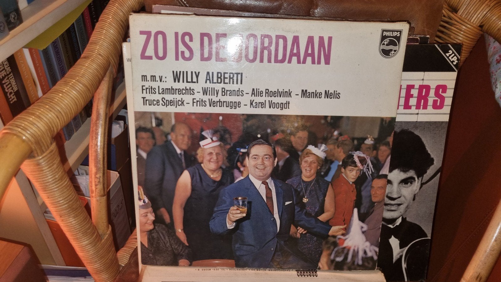 Willy Alberti - Zo Is De Jordaan (2 LPs), Cd's en Dvd's, Vinyl | Nederlandstalig, Gebruikt, Ophalen of Verzenden, Dubbel-LP, Levenslied of Smartlap