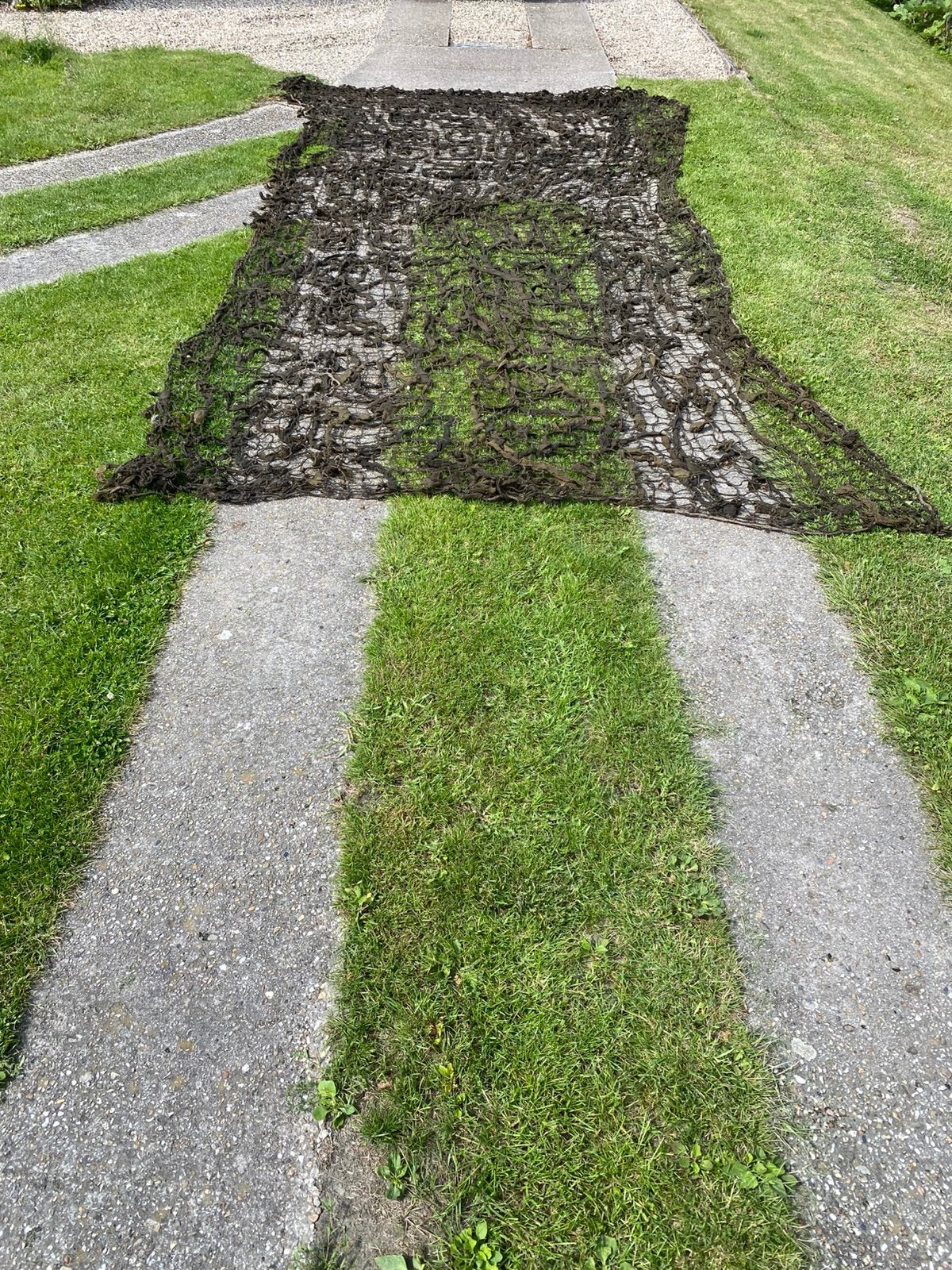 Jute camouflage net 6,5x3,5 meter, Ophalen of Verzenden, Landmacht, Amerika