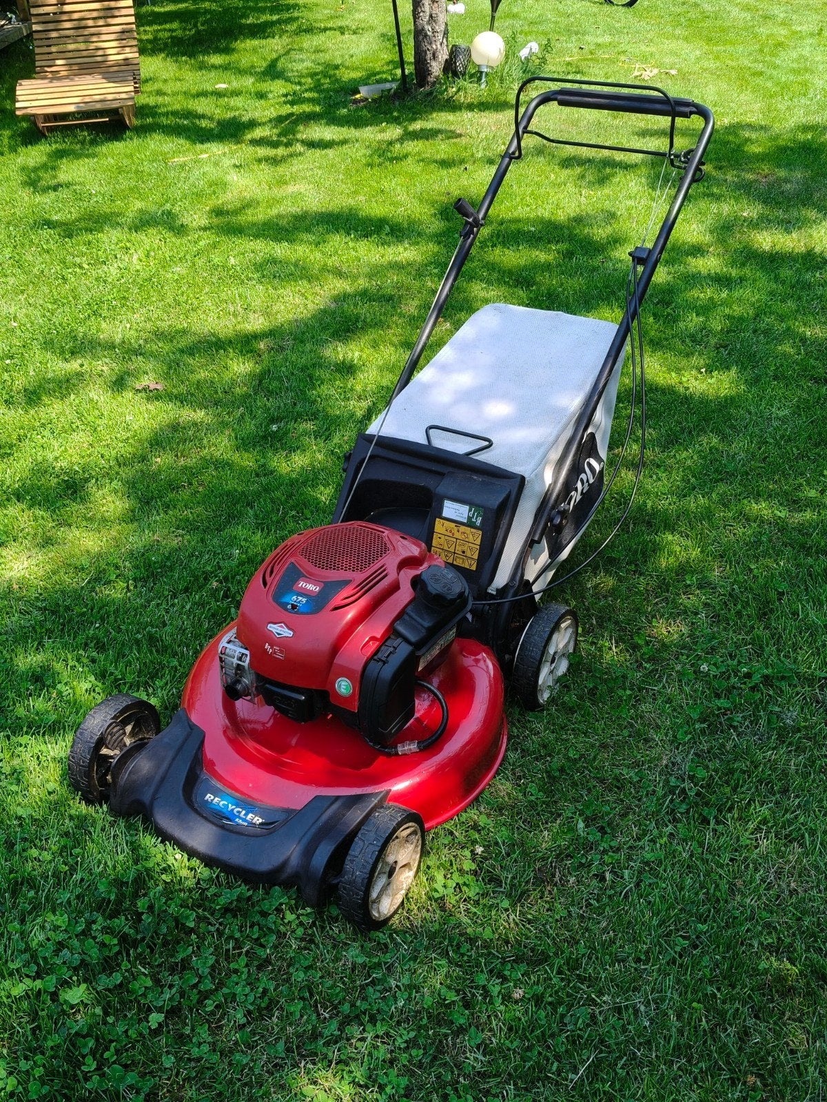 Toro 675 GTS Recycler Grasmaaier, Ophalen, Cirkelmaaier, Gebruikt, Toro