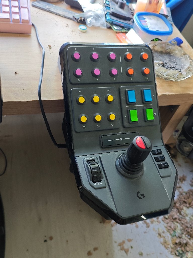 Logitech heavy duty side panel, Ophalen of Verzenden, Zo goed als nieuw, Shifter, PC