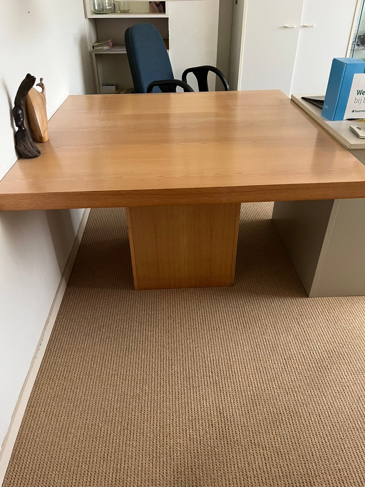 Eettafel, Huis en Inrichting, Tafels | Eettafels, Ophalen, Gebruikt, 100 tot 150 cm, Eikenhout