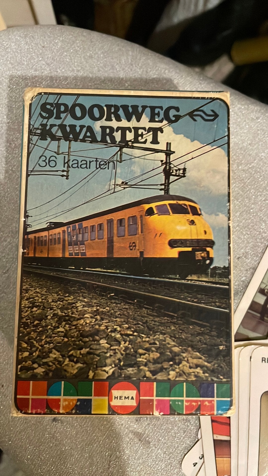 Spoorwegkwartet HEMA - Compleet kaartspel, Ophalen of Verzenden, Gebruikt